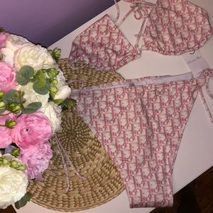 Christian Dior vntg monogram bikini XL